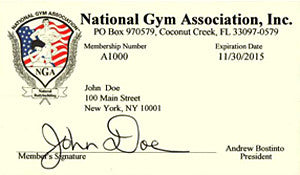 01.  NGA MEMBERSHIP - Amateur Athlete